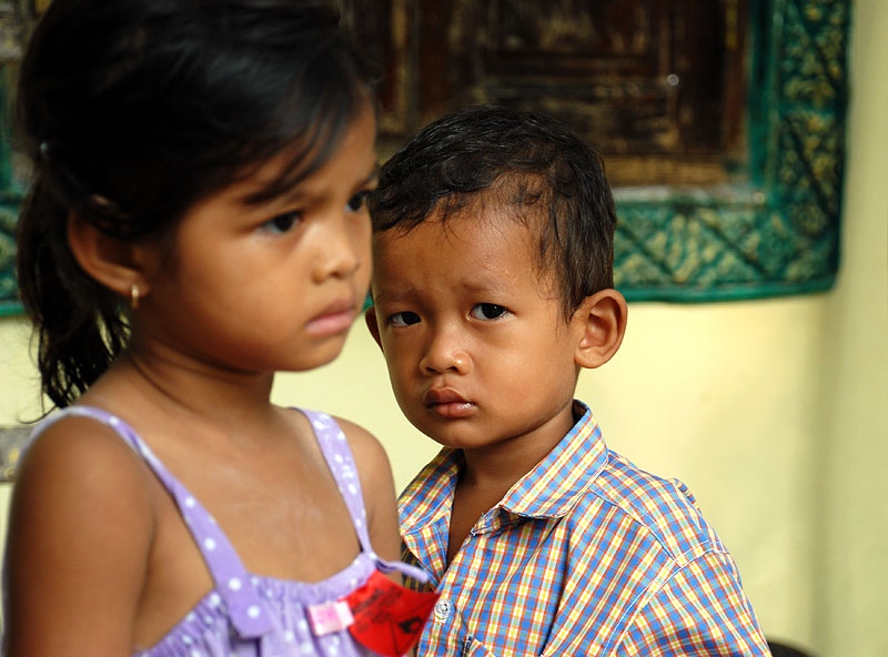 Kambodžské smutné děti